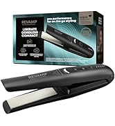 REVAMP Liberate Sèche-Cheveux Compact Sans Fil – Lisseur Rechargeable de Voyage pour Styles Lisse...