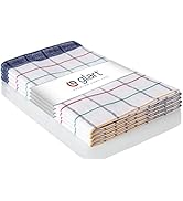 Glart Lot de 4 chiffons en coton Glart Bleu marine/rouge/vert/jaune/coton Taille unique