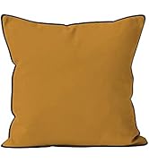 Soleil d'ocre, Bohème Coussin Microfibre lavée, Moutarde, 40x40 cm