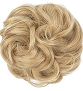 JJstar Chignon Postiche Cheveux Grande Postiches Bouclés Ondulés Chouchou Cheveux Naturel Faux Ch...