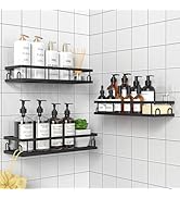 UUlioyer Étagère de douche sans perçage, étanche et inoxydable, 3 pièces