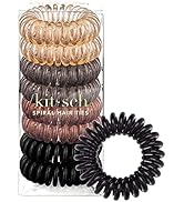Kitsch Lot de 8 spirales pour cheveux Brunette/Brunette