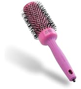 Olivia Garden Expert Blowout Shine – Rose - 45 - Brosse ronde en céramique antistatique pour brus...