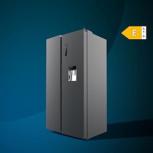 réfrigérateur américain SBS réfrigérateur 2 portes side by side 177 cm 559 litres basse consommation No frost