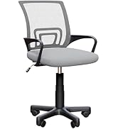 Vida Designs Airsdale Chaise de bureau ergonomique réglable en maille avec chaise pivotante