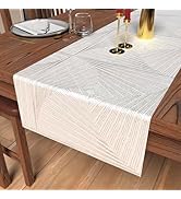 Soleil d'ocre, Chemin de Table 40x180 cm Luxury Blanc