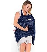 Bisoo Couverture d'allaitement - Couverture d'allaitement réglable pour bébé - Couverture d'allai...