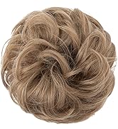 JJstar Chignon Postiche Cheveux Grande Postiches Bouclés Ondulés Chouchou Cheveux Naturel Faux Ch...