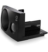 EUREL RS42 Trancheuse Électrique Noire – Trancheuse à Pain et Charcuterie Pliable avec Lame Inox ...