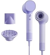 Collection de composants et de pièces de pommeau de douche rendus en 3D de couleur lavande présentés sous plusieurs angles.