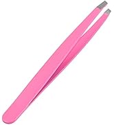 Pince à épiler professionnelle inclinée pour poils du visage femmes et hommes en acier inoxydable Pince à épiler de précision