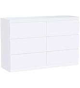 Vida Designs Denver Commodes à tiroirs (blanc, 6 tiroirs)