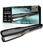 REVAMP Enigma Radiance Lisseur Ionique à Plaques Larges – Lisseur à Plaques Extra-Larges pour Coi...