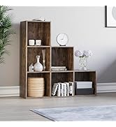 Vida Designs Durham Escalier Bibliothèque Étagères Rangement Organisateur Meuble de Salon (6 Cubes, D...