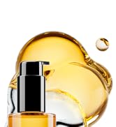 Série de flacons de cologne ou de parfum en verre avec liquide doré et bouchons noirs, représentés sous différents angles sur fond blanc.