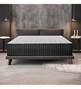 NATURALEX - Matelas 160x200 cm - Titanium - Épais 30 cm - Accueil Mousse mémoire de Forme + Blue ...