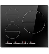 Plaque à induction 3 plaques encastrable Disavir, cuisinière à induction 60 cm, plaque à induction avec boost-Fun...