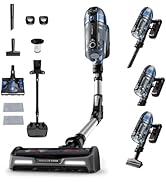 Rowenta Aspirateur balai laveur sans fil, Aspiration puissante 200 AW, Batterie longue durée jusq...