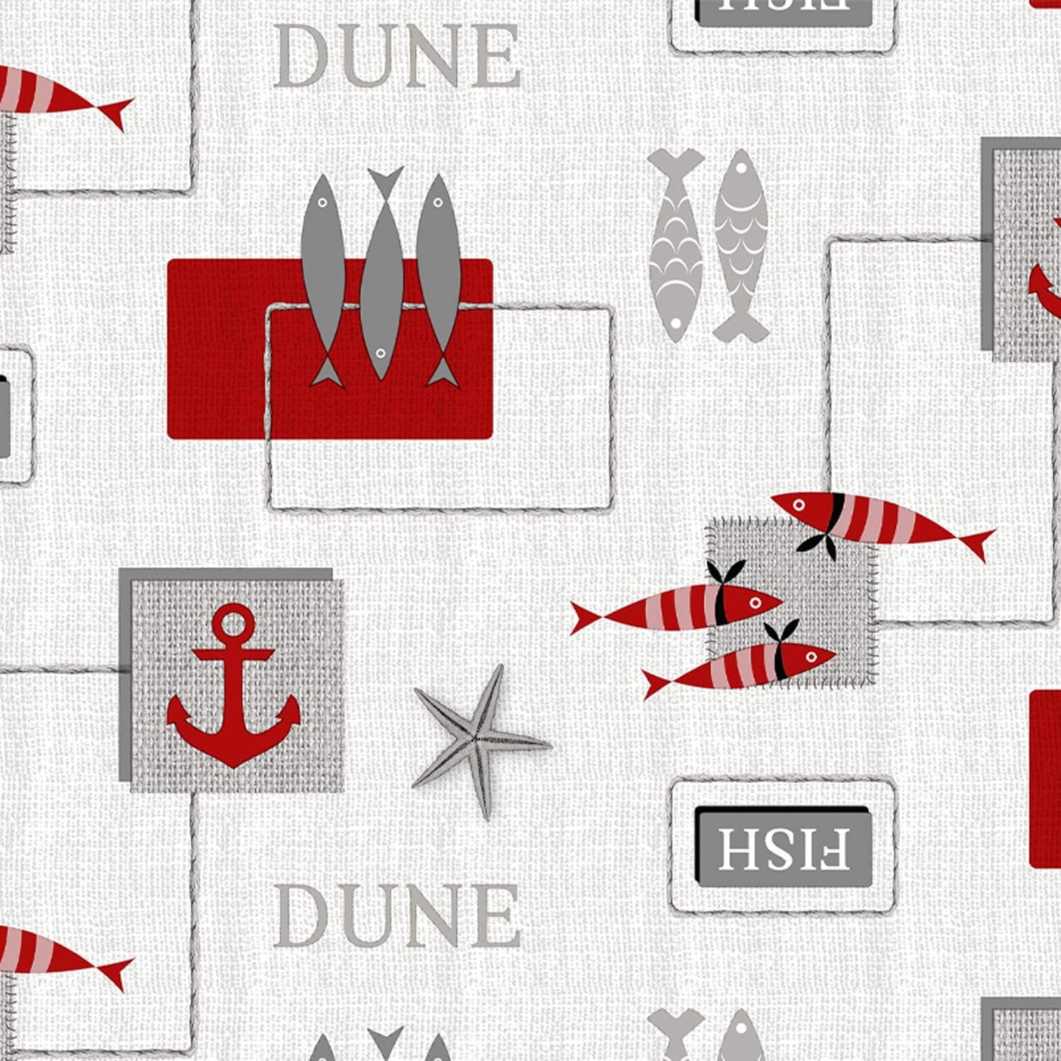 Nappe en toile cirée rectangulaire - 140x140 cm - anti-taches, imperméable, facile d'entretien