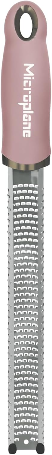 Microplane - Râpe zesteur Bouton de Rose - lame fine - Agrumes, parmesan, gingembre, chocolat - Fabriqué USA