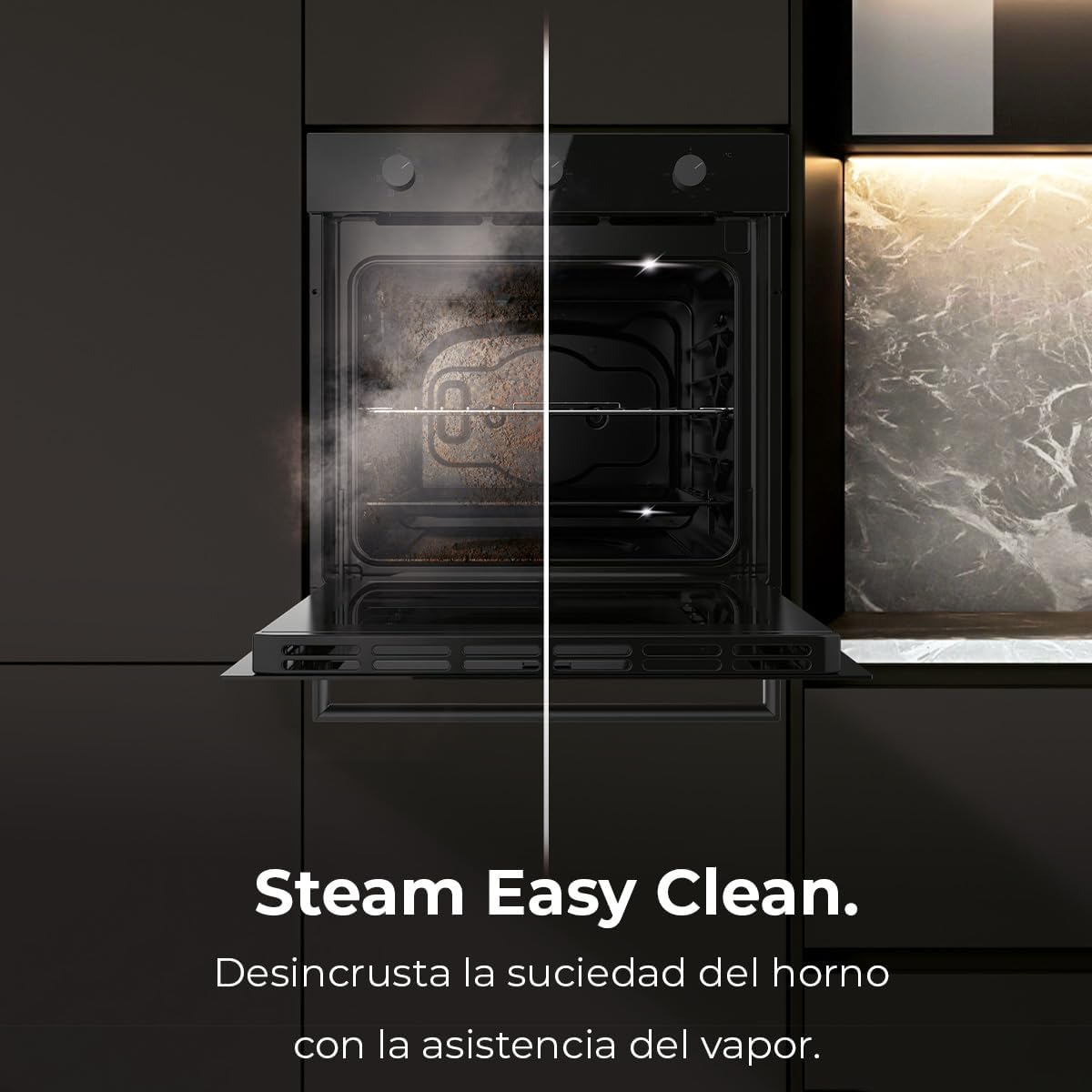 Cecotec - Four encastrable multifonctions 70L, 2800W, classe A, M236000