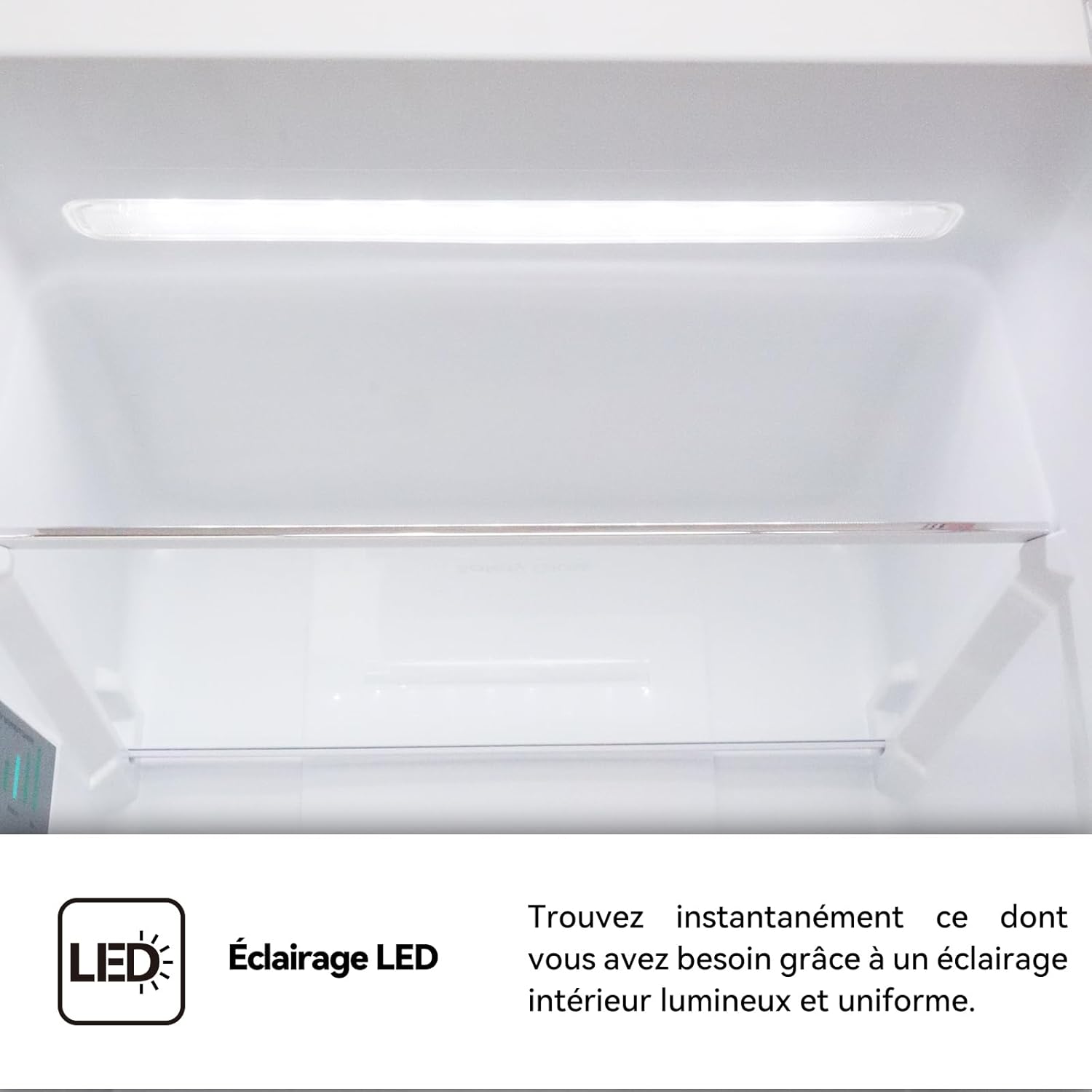 magictec - réfrigérateur vintage, 179 cm, 236L, No Frost, alarme, rose