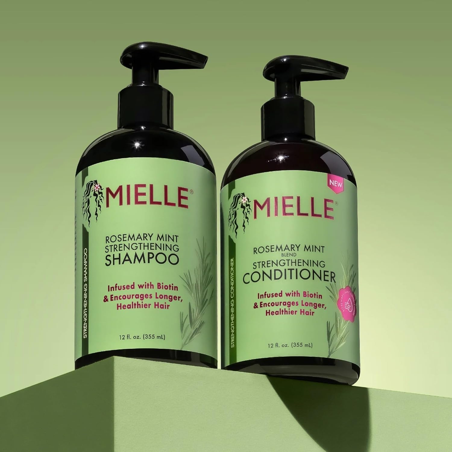 Mielle - Romarin Menthe - biotine infusé - shampooing & revitalisant