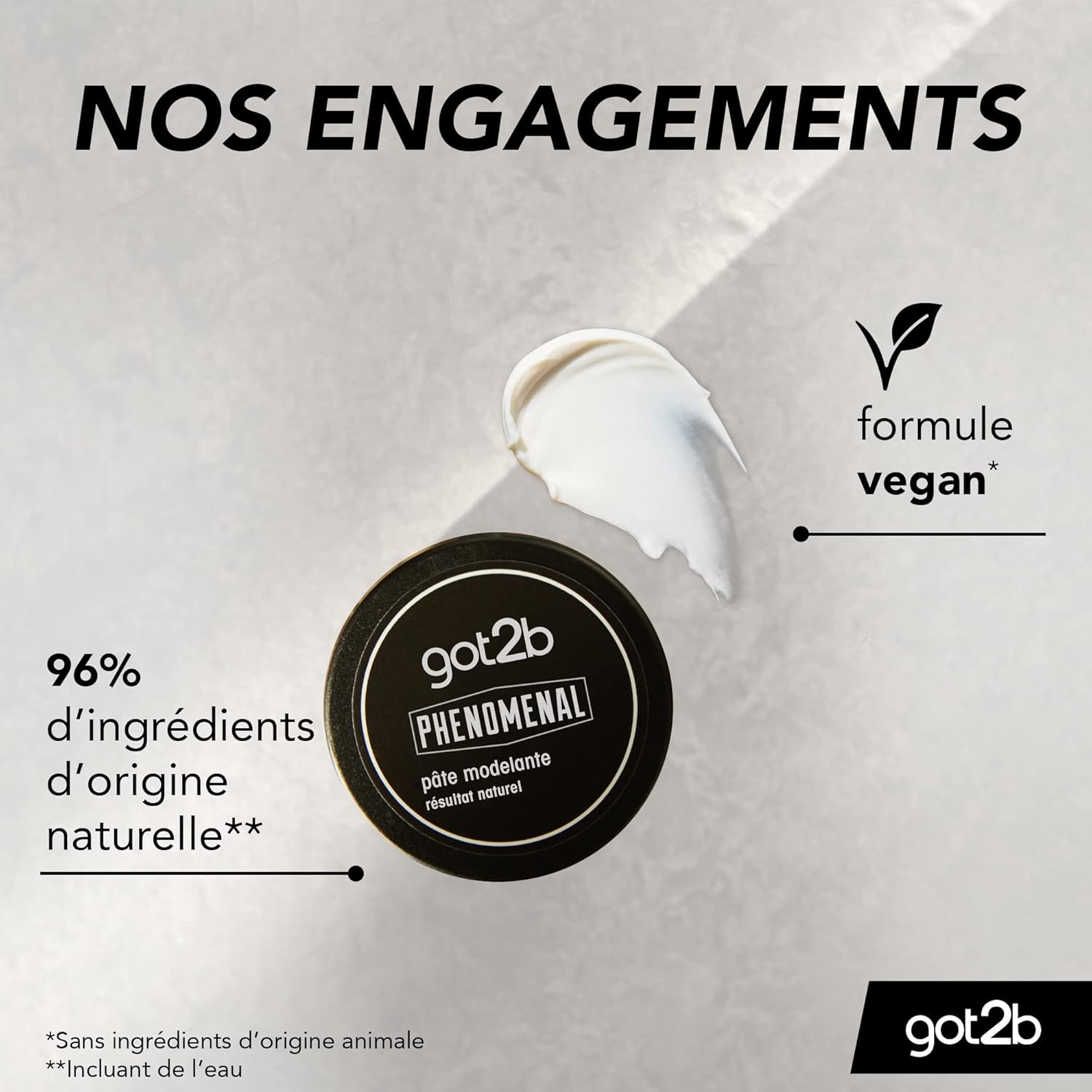 Got2b - PhenoMENal - pâte modelante 100ml - fixation naturelle