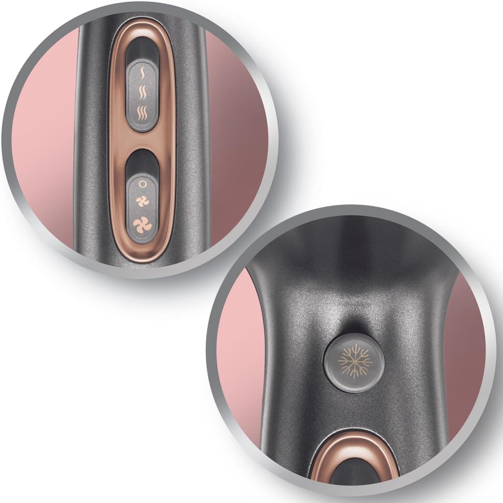 Remington - Keratin Protect - sèche-cheveux 2200W, ionique, céramique, moteur AC, 3 temp., 3 accessoires - AC8820