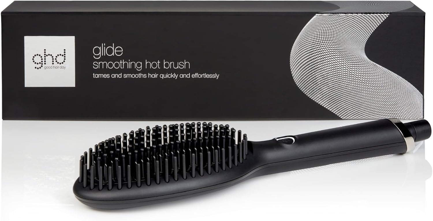 ghd - Brosse chauffante Glide - Lissage rapide, anti-frisottis, sans chaleur extrême