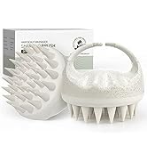 AIMIKE Brosse Massage Cuir Chevelu, 2 Pièce Brosse Cuir Chevelu Silicone pour Shampooing et Massa...