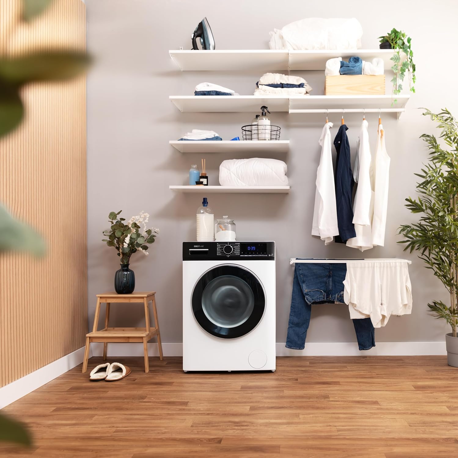 Cecotec - Bolero Dresscode 8610 - 8kg, 1400tr/min, Classe A, vapeur, Inverter Plus, 15 programmes, 8610