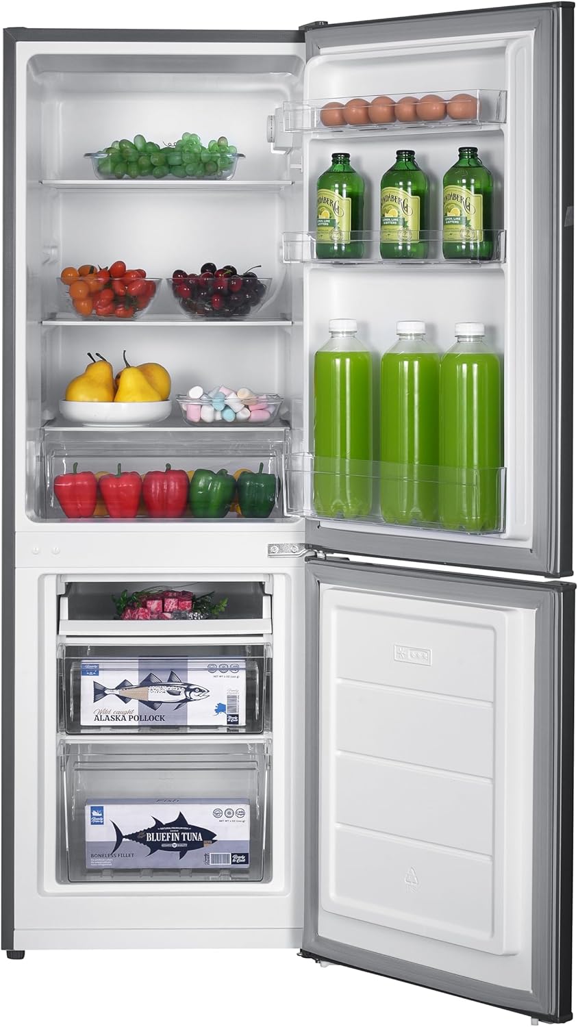 GEDTECH - Réfrigérateur combiné 173L, congélateur bas, 143cm - GCB173SL