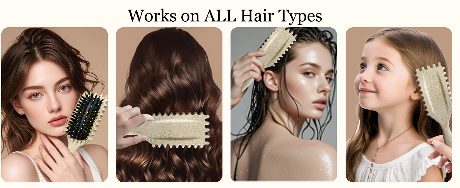 fonctionne sur tous les types de cheveux