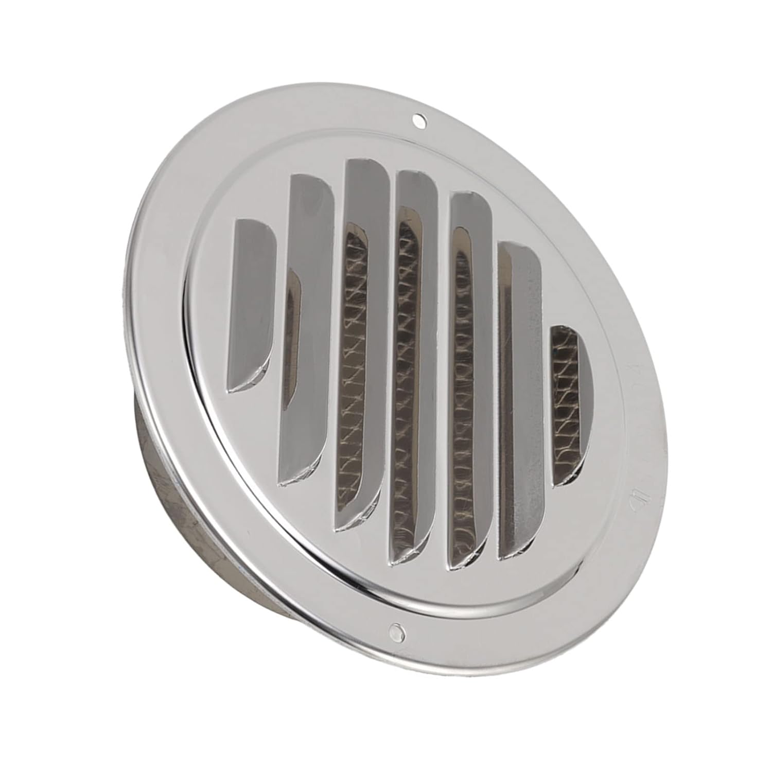 Grille de ventilation ronde inox 160mm, anti-corrosion, montage facile