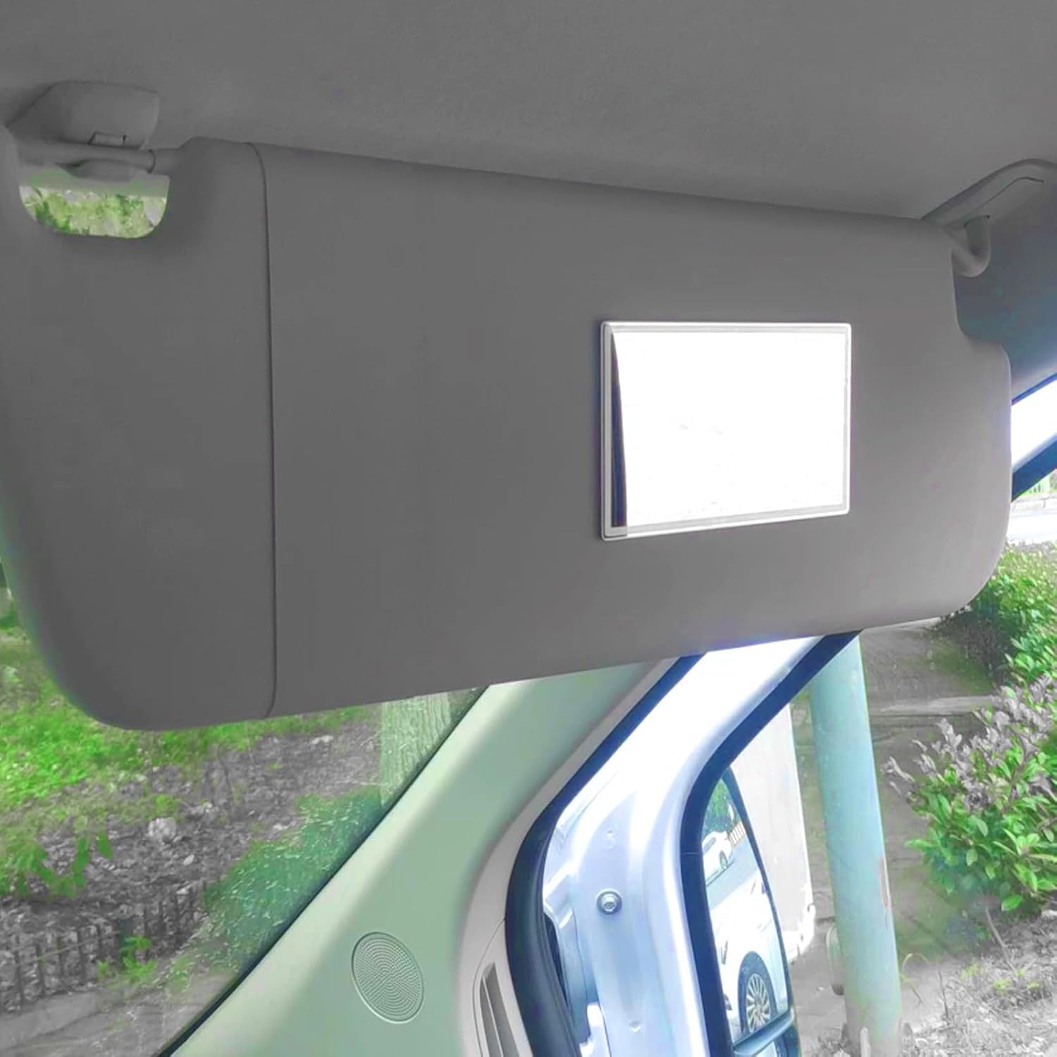 Miroir cosmétique universel - pare-soleil auto, portable, intérieur - compact, facile à installer