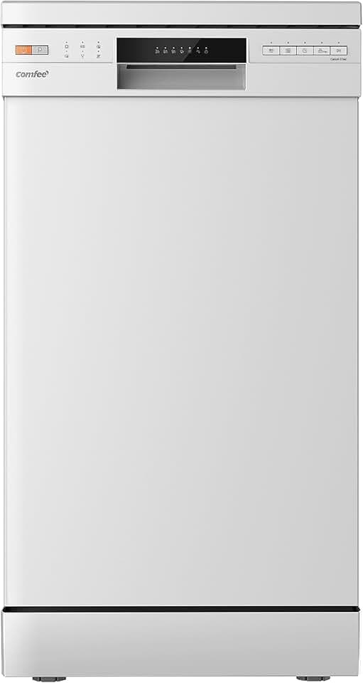 COMFEE' - lave-vaisselle indépendant 10 couverts, départ différé, paniers flexibles, demi-charge - CDWEF1034BW