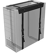 BONTEC Support PC sous Bureau, Support CPU, Sangles Réglables jusqu'à 178 mm - Support Boîtier d'...