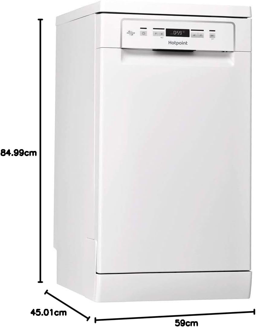 Hotpoint - Lave-vaisselle compact 45 cm, 10 couverts, A++, tactile - HSFC 3T127 C