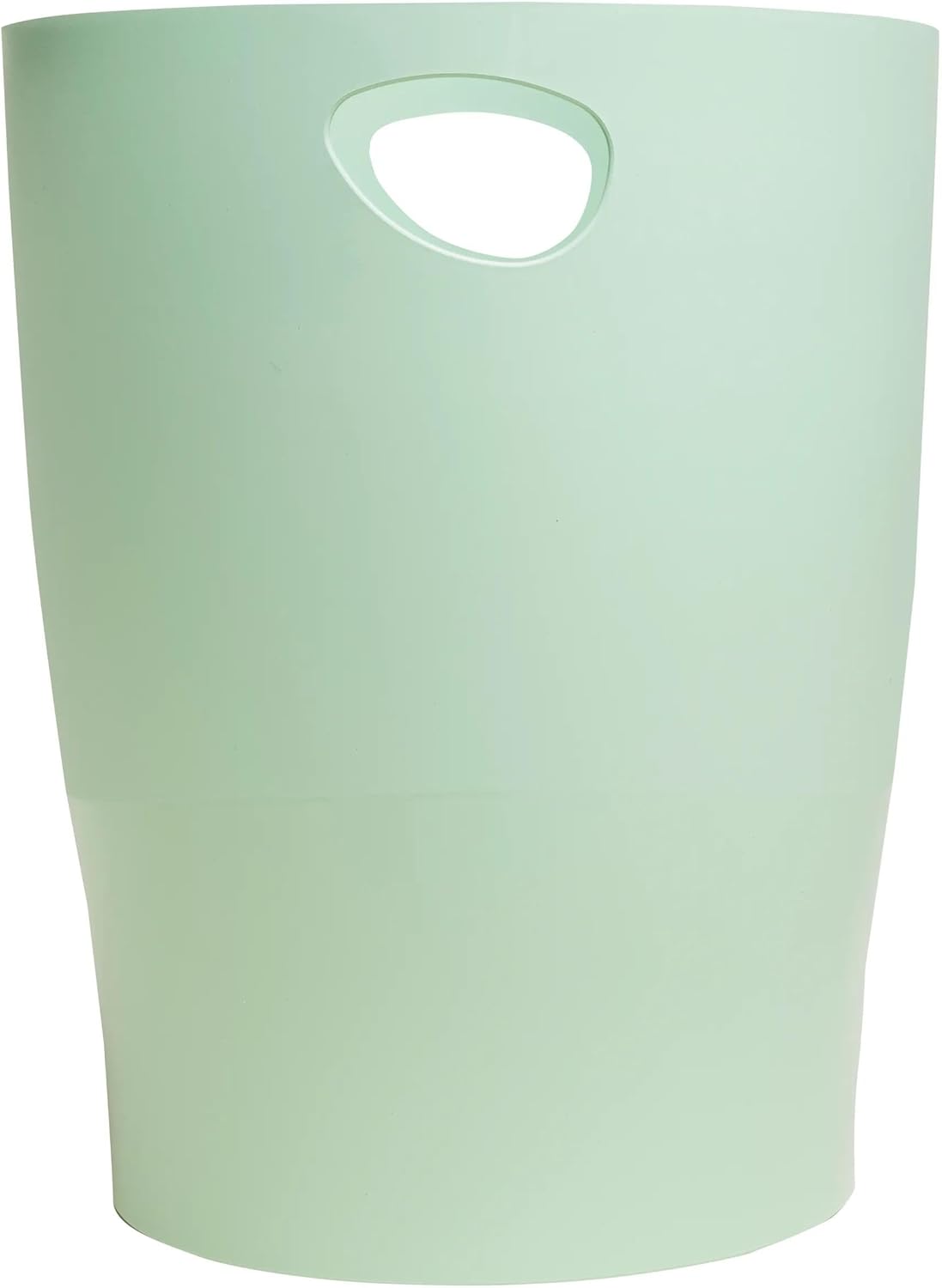 Exacompta - corbeilles à papier Ecobin - 15L, 26.3x26.3x33.5cm, avec poignées, vert sauge - 45380D