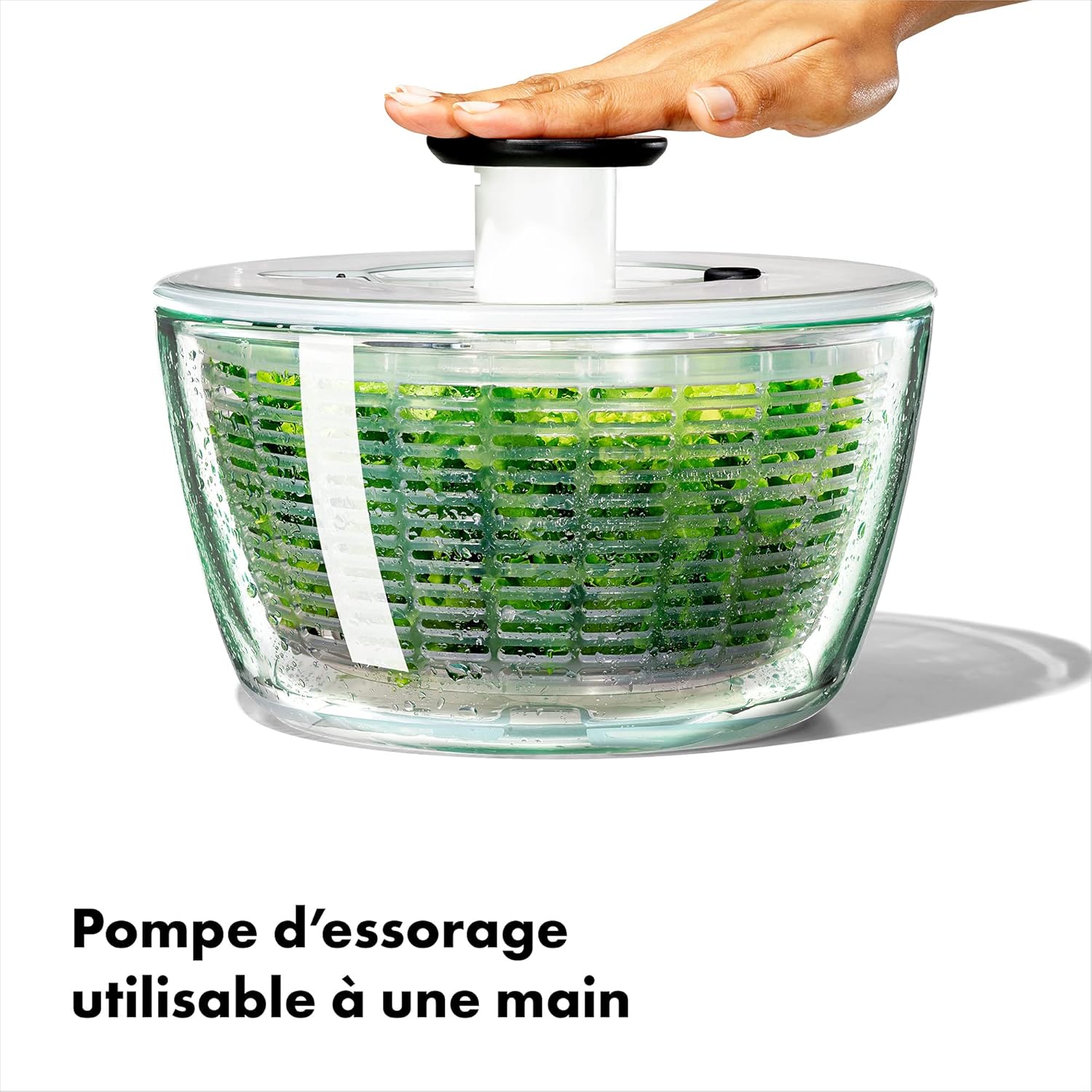 OXO - Good Grips Essoreuse à salade verre 6 L, transparente