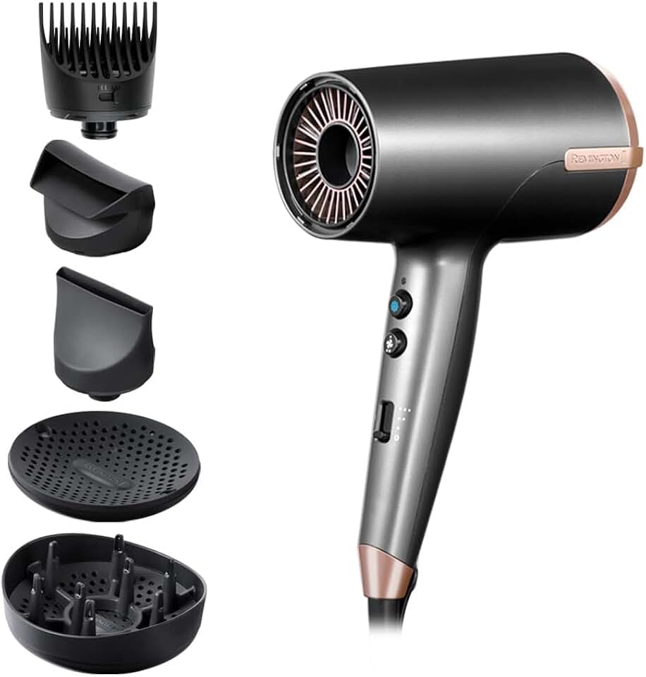 Remington - ONE Dry&Style - sèche-cheveux 2000W, 5 embouts, ions, D6078