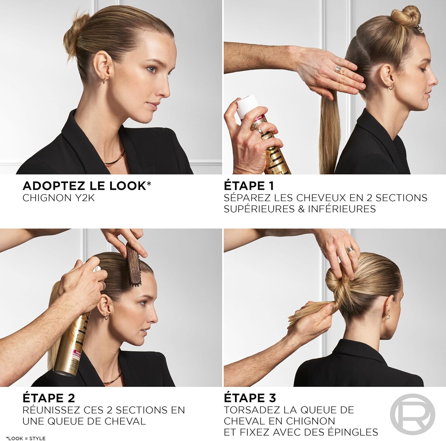 L'Oréal Paris - Elnett Satin - 300 ml - fixation normale, tenue 24h, vitamine B5