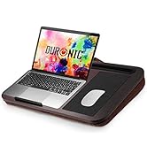 Duronic DML422 Support pour ordinateur portable avec rembourrage | Plate-forme tablette avec coussin et poignée intégrée...