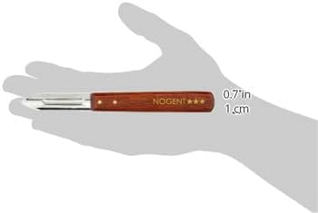 Nogent - éplucheur Classic bois merisier - acier inox - lot de 2 - 01210B