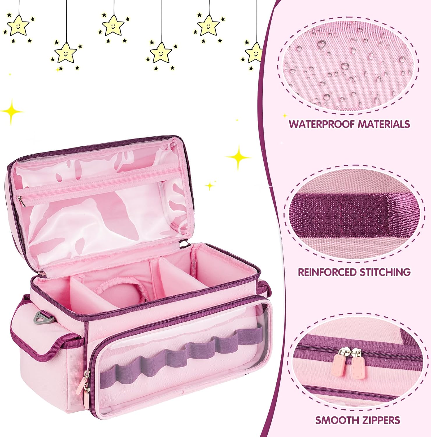 Étui de transport compatible Toniebox - rangement personnages - sac compact - accessoires