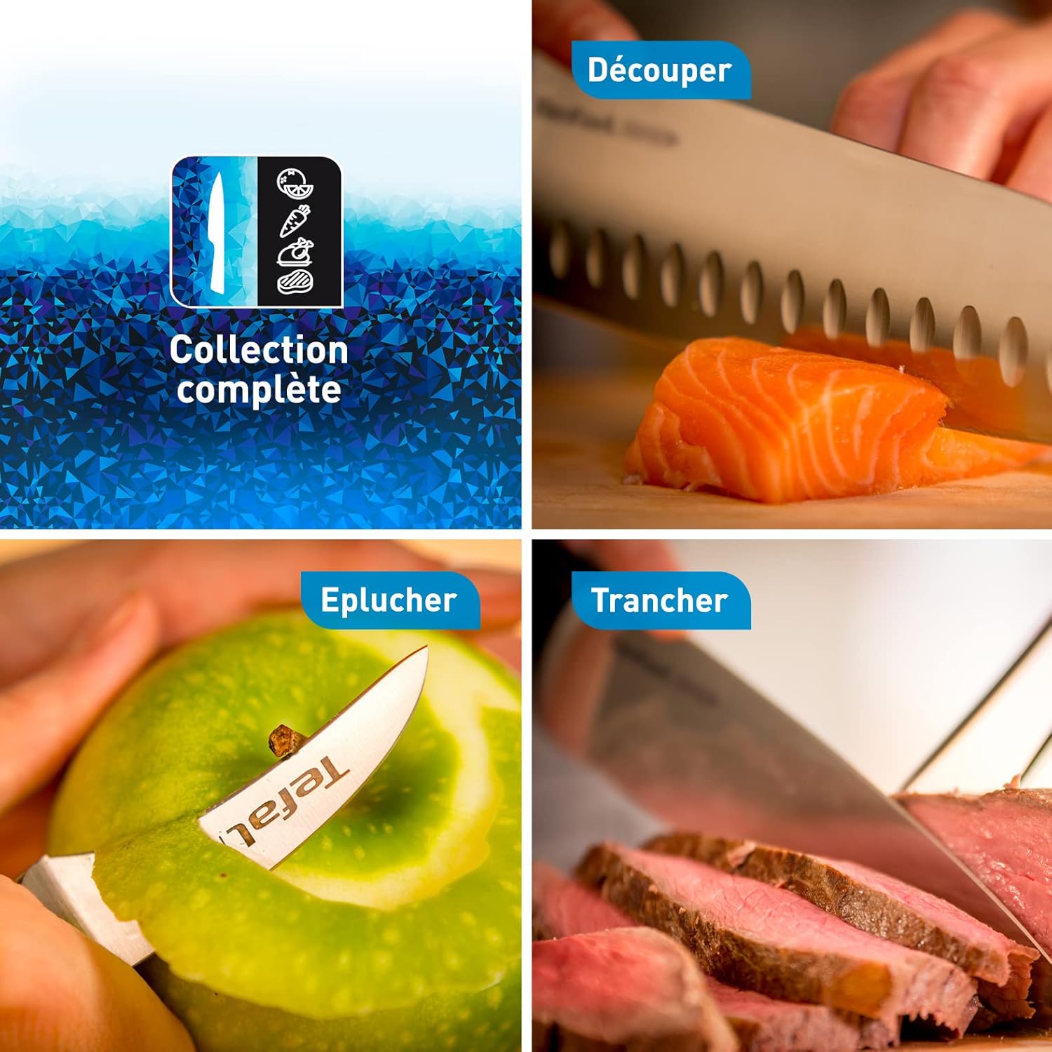 Tefal – Ice Force – 9 cm – couteau éplucheur inox, coupe durable K2320514