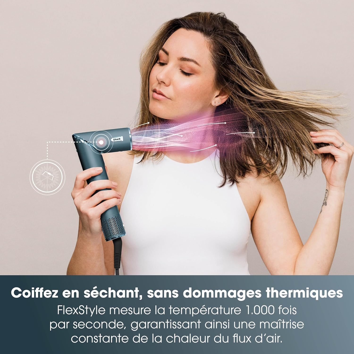 Shark - FlexStyle Air Styler - sèche-cheveux multi-accessoires, tous types de cheveux