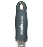 Microplane Râpe à zesteur en Couleur Gris Orage pour Agrumes, Parmesan, Gingembre, Chocolat et No...