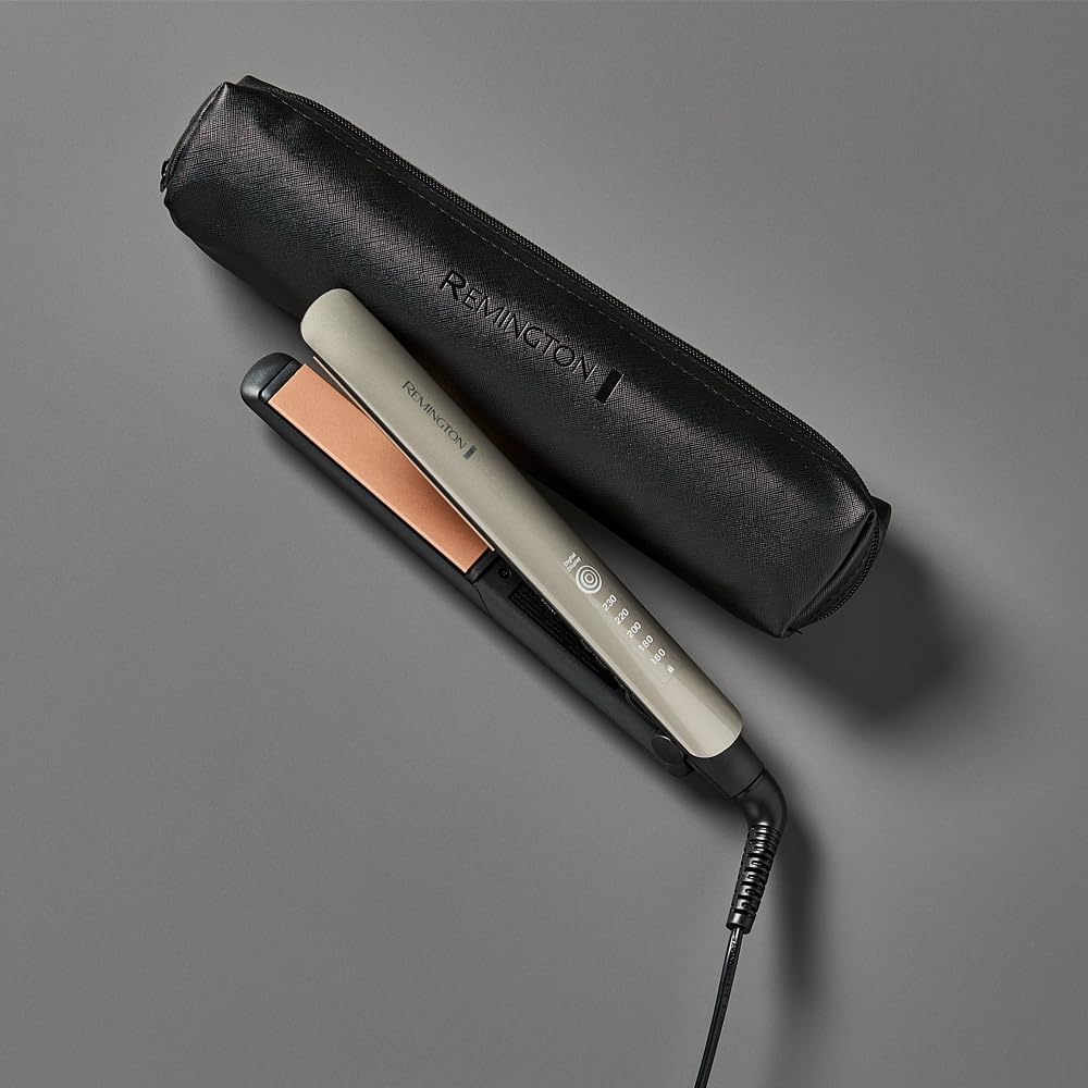 Remington - Lisseur Keratin Therapy, céramique, LCD, 160-230°C, S8593